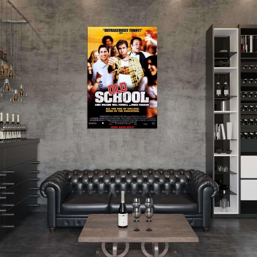 Old School Movie Luke Wilson, Will Ferrell Wall Print POSTER