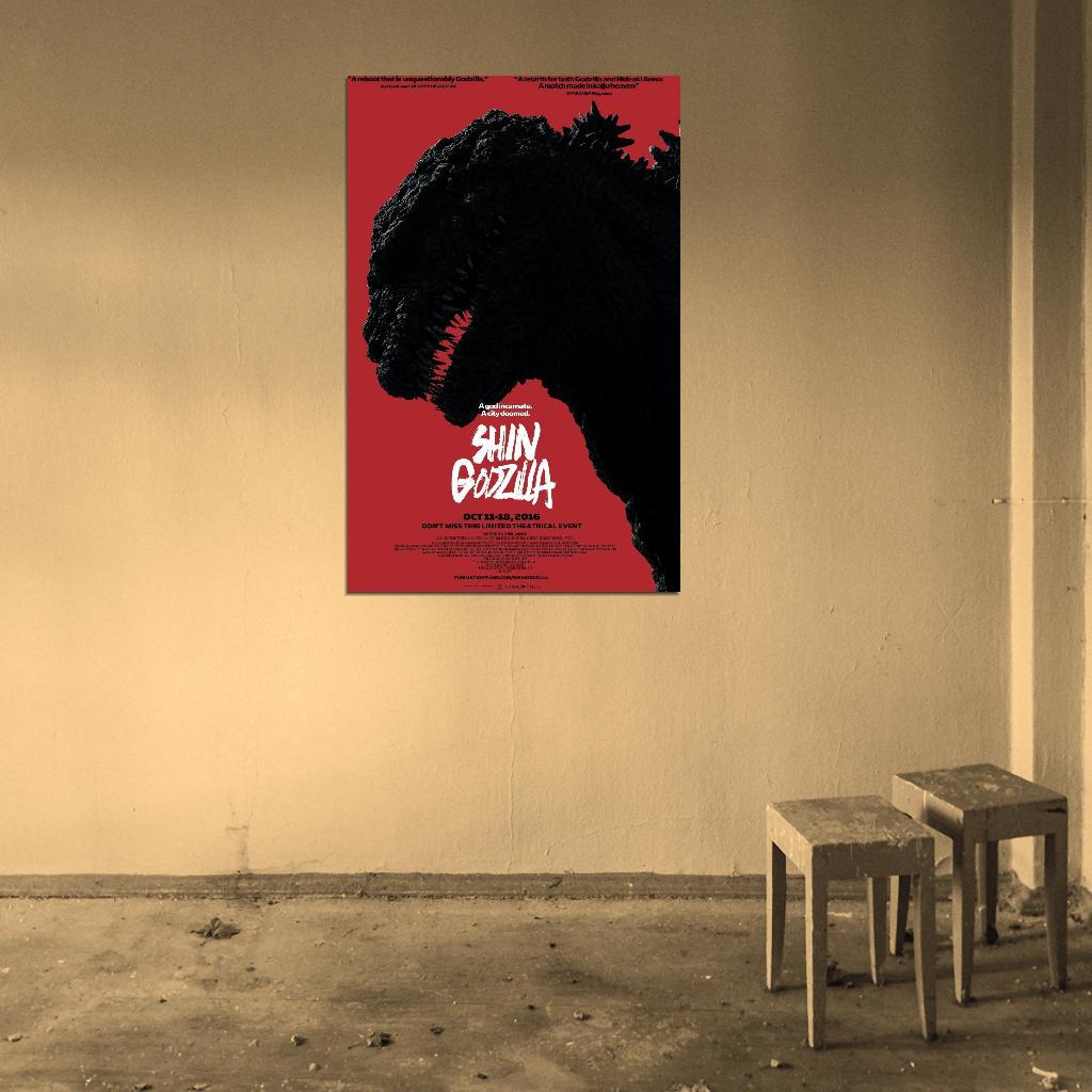 GODZILLA RESURGENCE aka Shin Godzilla Movie Wall Print POSTER