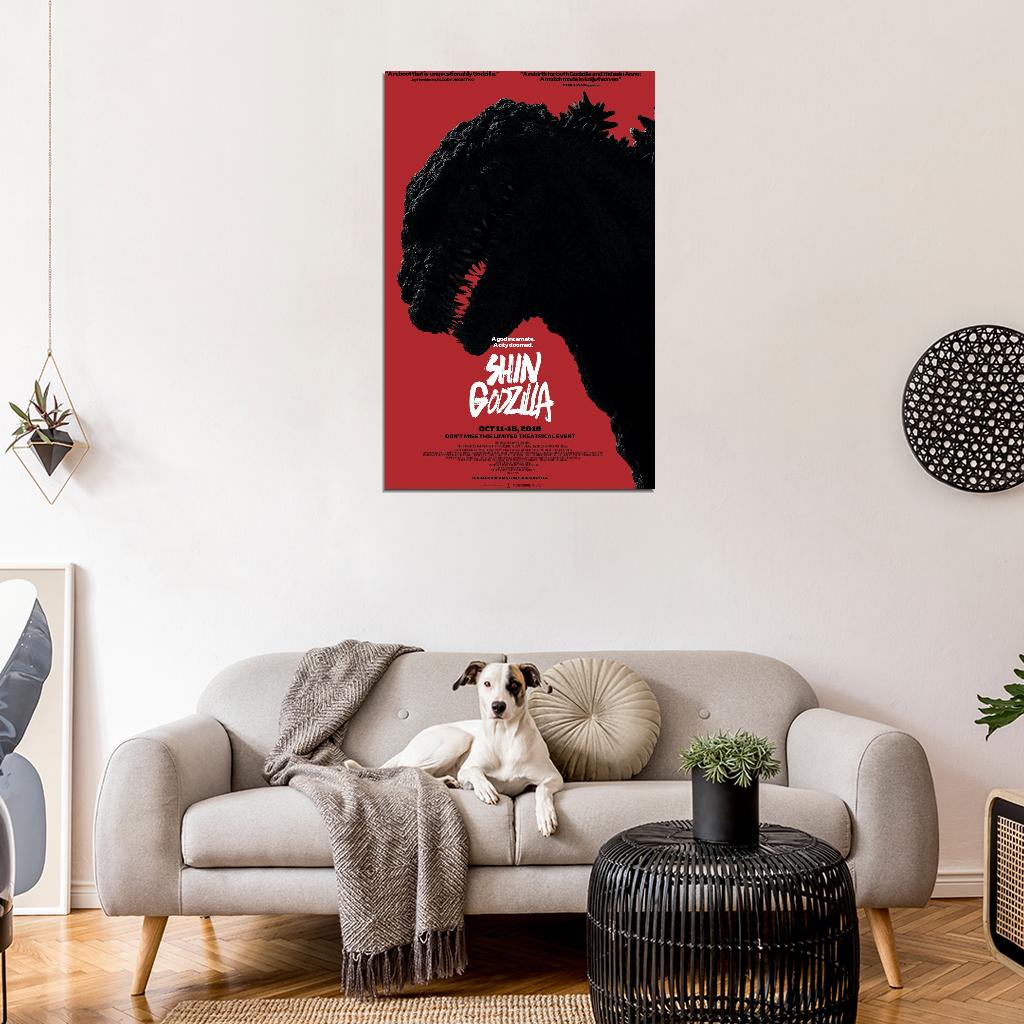 GODZILLA RESURGENCE aka Shin Godzilla Movie Wall Print POSTER