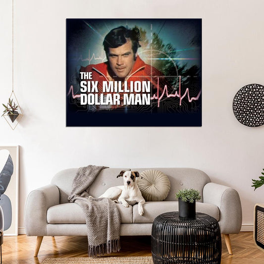 THE SIX MILLION DOLLAR MAN Movie 1973 Steve Austin 70's Decor Wall POSTER Print - xonomax