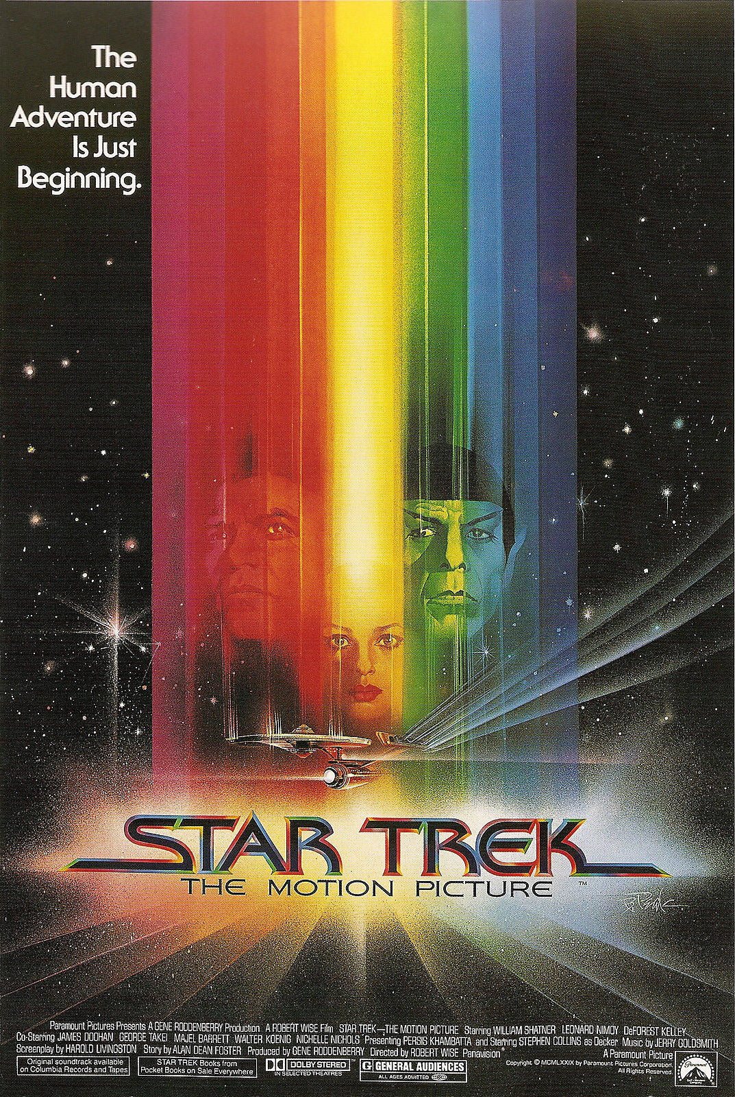 Star Trek The Motion Picture Movie 1977 Decor Wall Print POSTER