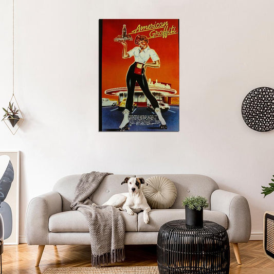 AMERICAN GRAFFITI Movie 1973 Decor Wall POSTER Print - xonomax