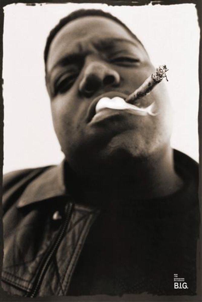 Notorious BIG Biggie Smalls Wall Print POSTER - xonomax
