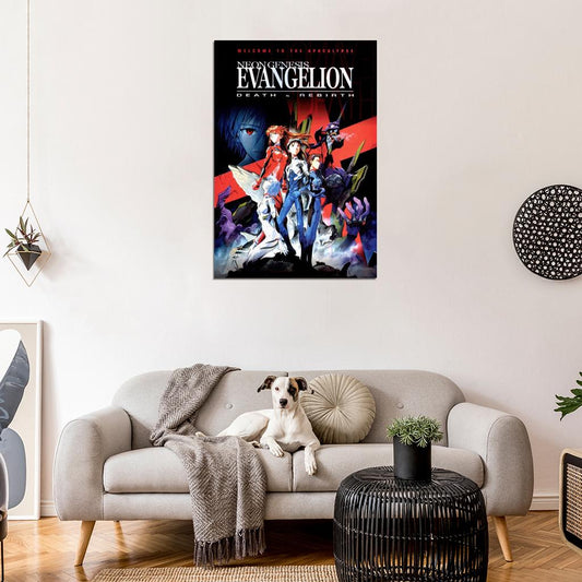 Neon Genesis Evangelion Death & Rebirth Anime Wall POSTER Print - xonomax