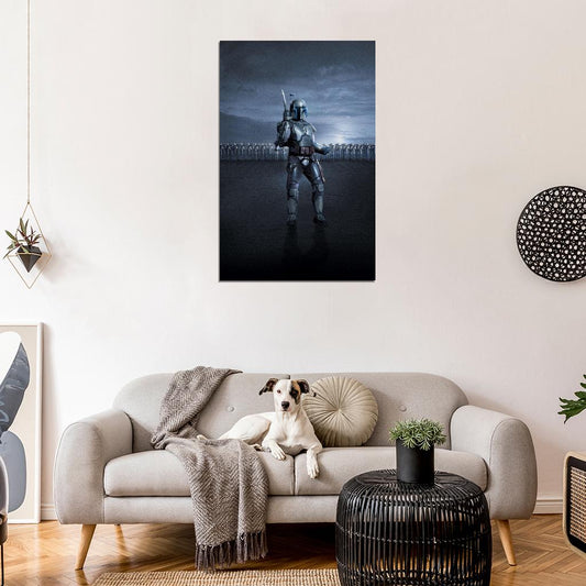 STAR WARS ATTACK OF THE CLONES JANGO FETT Decor Wall POSTER Print - xonomax