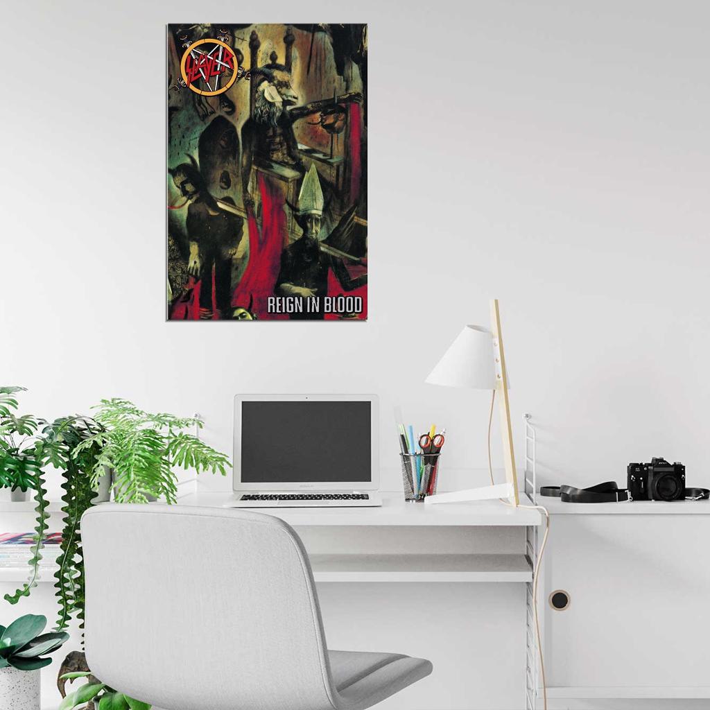 Reign in Blood 1986 Studio Album by Slayer Decor Wall Print POSTER - xonomax