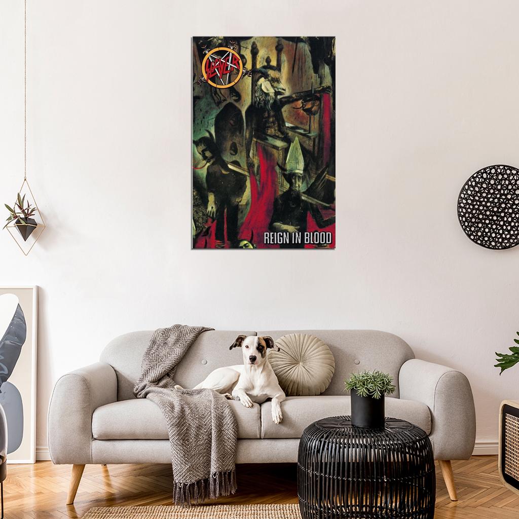 Reign in Blood 1986 Studio Album by Slayer Decor Wall Print POSTER - xonomax