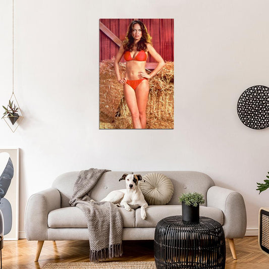 Catherine Bach Dukes of Hazzard Red Bikini Wall POSTER Print - xonomax