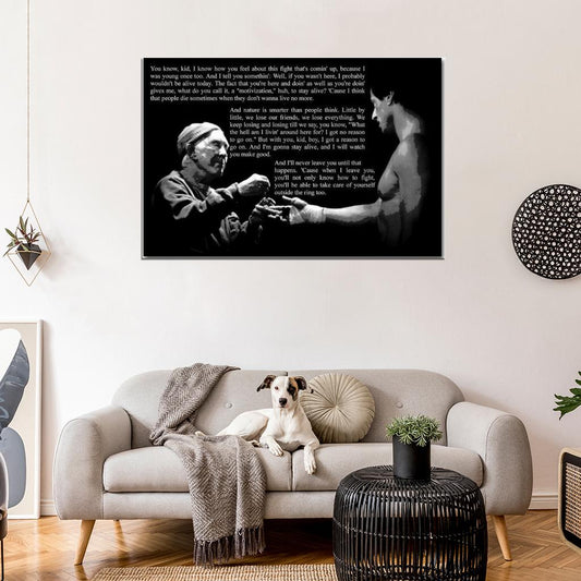 Rocky Balboa Motivational Quotes Decor Wall POSTER Print - xonomax
