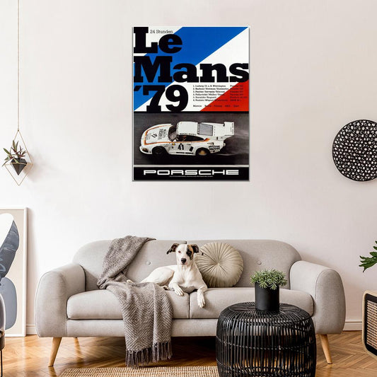 1979 PORSCHE Le Mans vintage car Decor Wall Print POSTER - xonomax