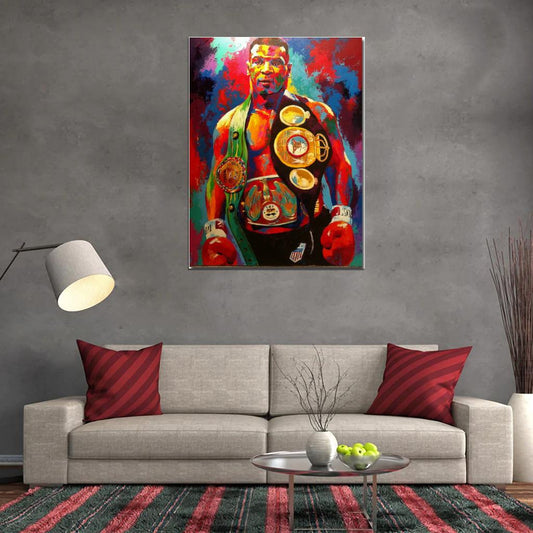 Mike Tyson Boxing Legend Heavyweight Boxer Champion Decor Wall Print Poster - xonomax