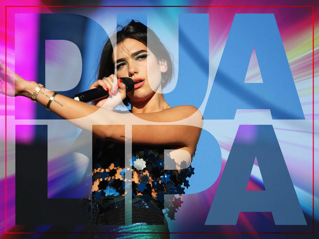 Dua Lipa R&B Singer RnB Music Pop Art Poster