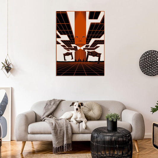 TRON 1982 Retro Movie Vintage Art Wall Print Poster - xonomax