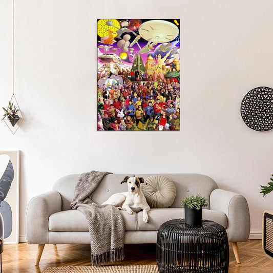 Star Trek The Original Series All Characters Wall Print Poster - xonomax