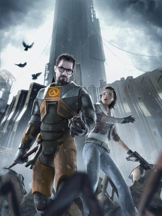 Half-Life 2(Gordon Freeman and hot Alyx Vance Box) (PC, 2004)