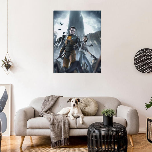 Half Life 2 Alyx Vance Gordon Freeman Game Wall Print Poster - xonomax