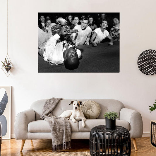 Big Jay McNeely Olympic Auditorium LA 1953 Wall Print Poster - xonomax