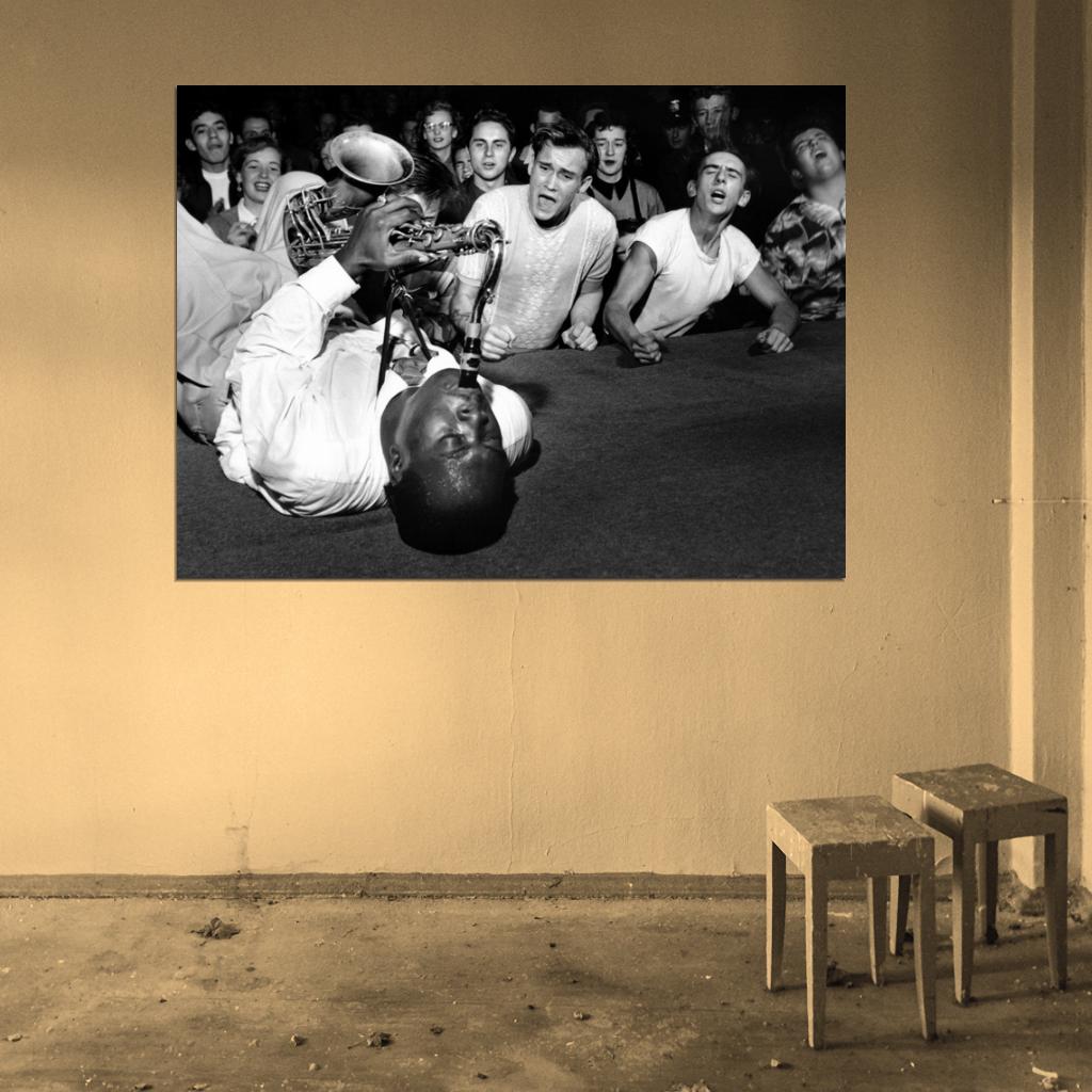 Big Jay McNeely Olympic Auditorium LA 1953 Wall Print Poster