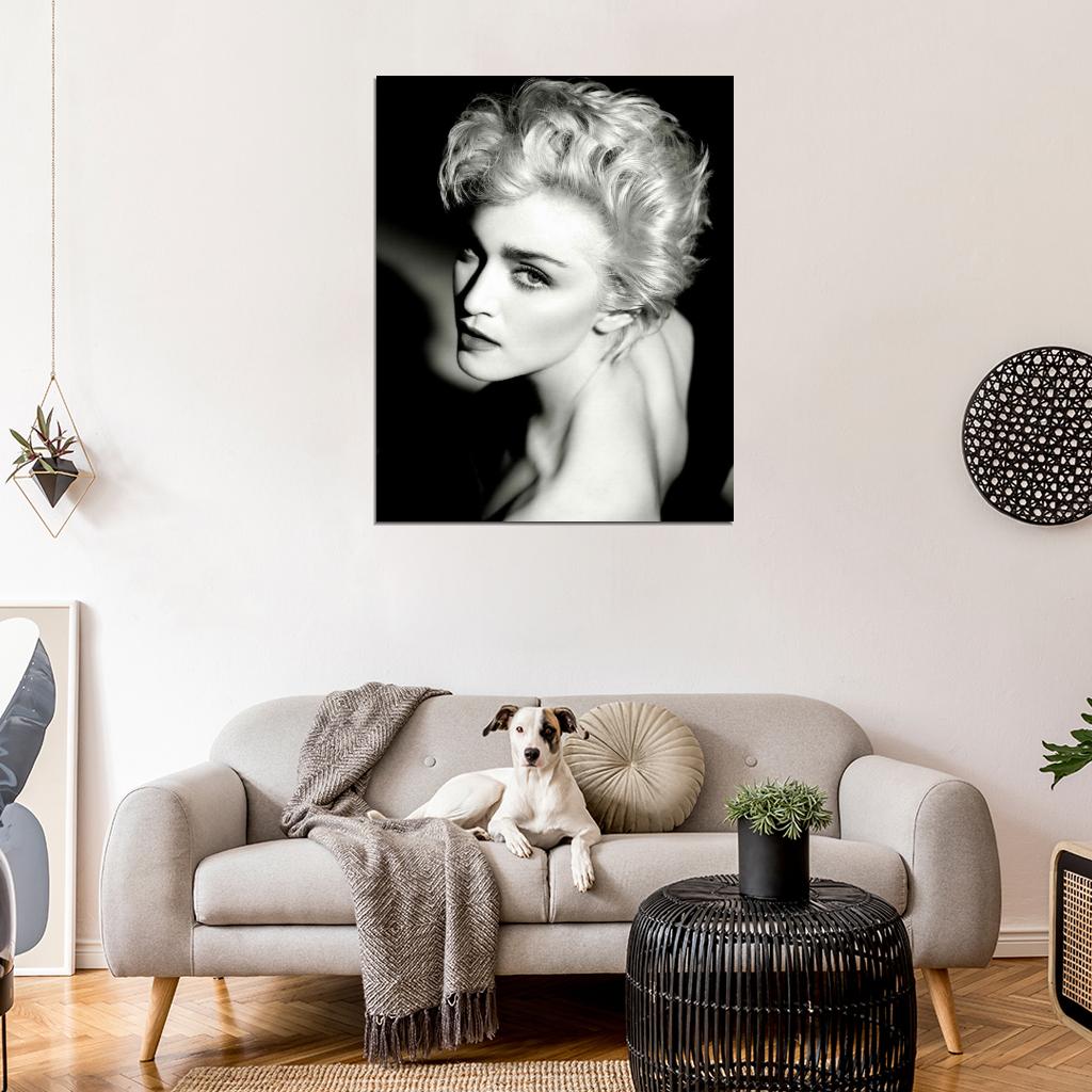 Madonna Louise Ciccone Portrait Vintage Print Poster