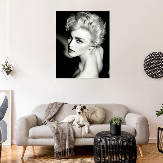 Madonna Louise Ciccone Portrait Vintage Print Poster - xonomax