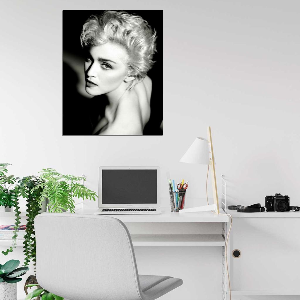 Madonna Louise Ciccone Portrait Vintage Print Poster