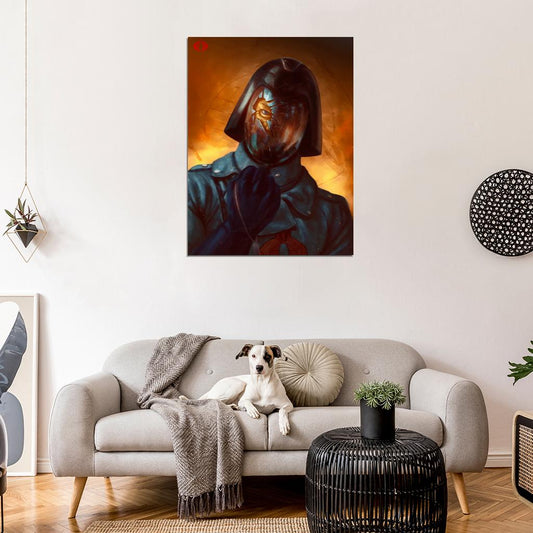 Cobra Commander G.I. Joe Art Print Poster - xonomax