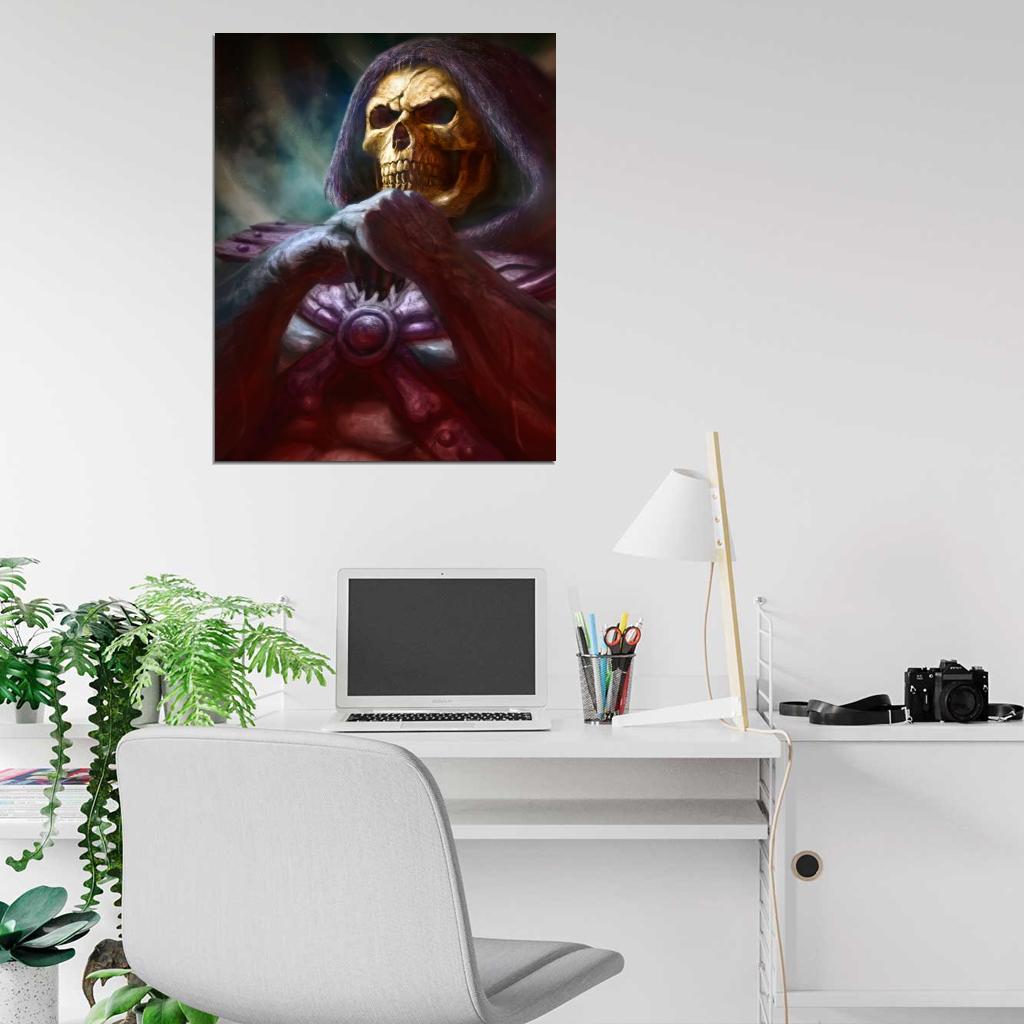 Masters of the Universe Skeletor Art Print Poster