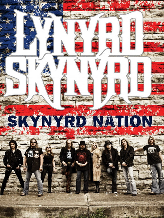 Lynyrd Skynyrd American Flag Rock Music Band Wall Print Poster