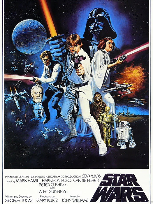 Star Wars Movie Vintage Wall Print Poster