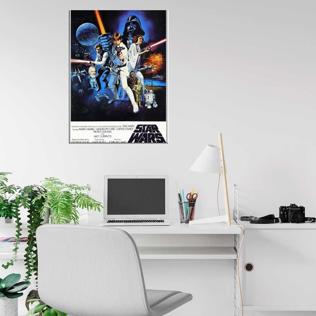 Star Wars Movie Vintage Wall Print Poster