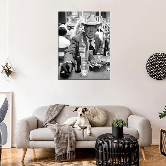 Lee Marvin Pocket Money 1972 Old Vintage BW Wall Print Poster - xonomax