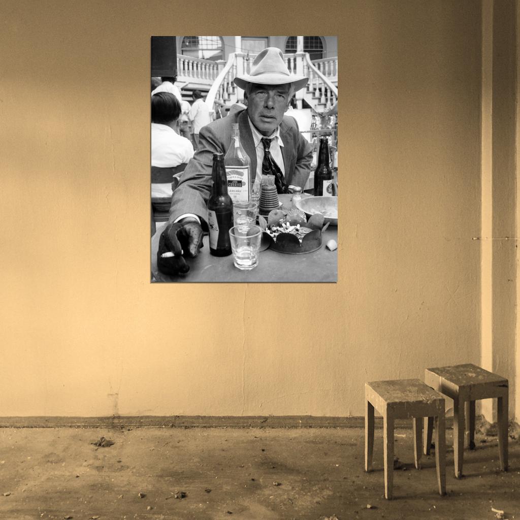 Lee Marvin Pocket Money 1972 Old Vintage BW Wall Print Poster