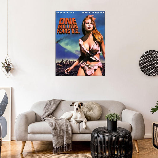 Raquel Welch One Million Years B.C. Vintage Wall Print Poster - xonomax