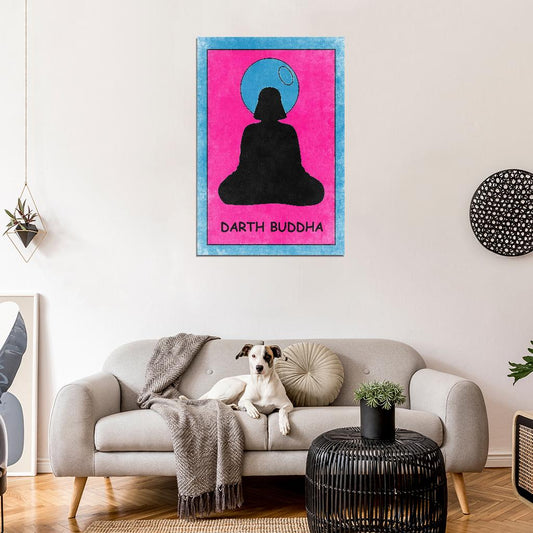 Darth Buddha Morty Cartoon Pop Art Wall Print Poster - xonomax