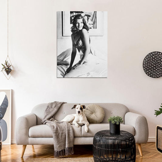 Rita Hayworth Shawshank Redemption Vintage Art Print Poster - xonomax