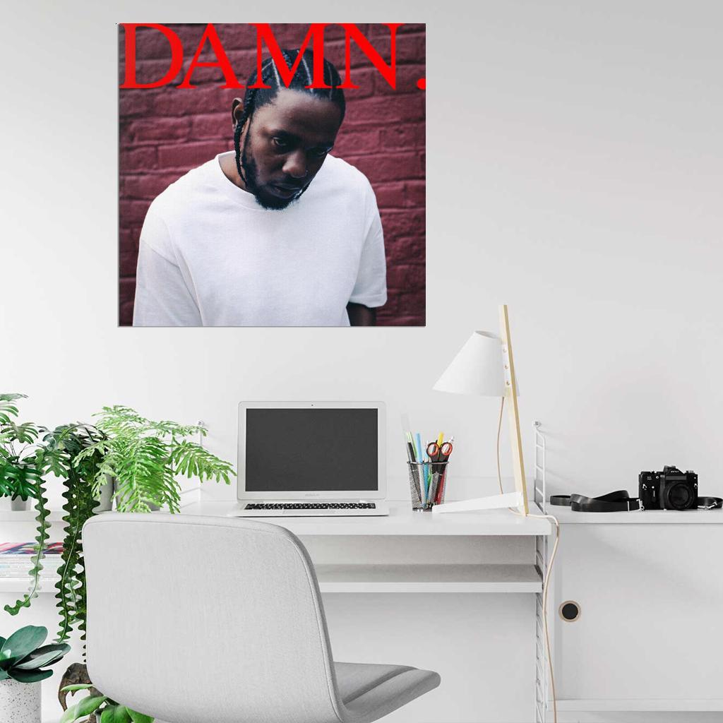 Kendrick Lamar "DAMN" Rap Cover Hip Hop Cover Poster