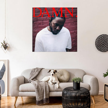 Kendrick Lamar "DAMN" Rap Cover Hip Hop Cover Poster