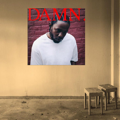 Kendrick Lamar "DAMN" Rap Cover Hip Hop Cover Poster