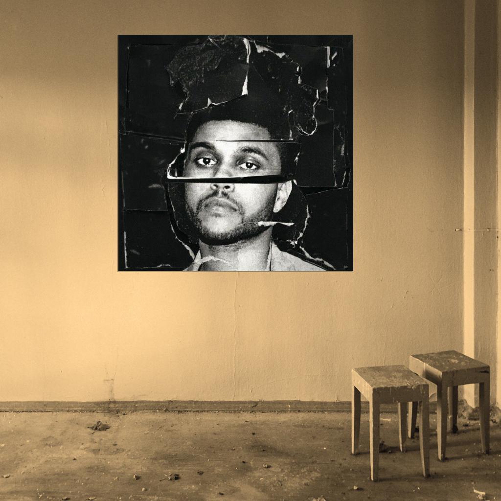 The Weeknd "Beauty Behind the Madness" Cover Poster