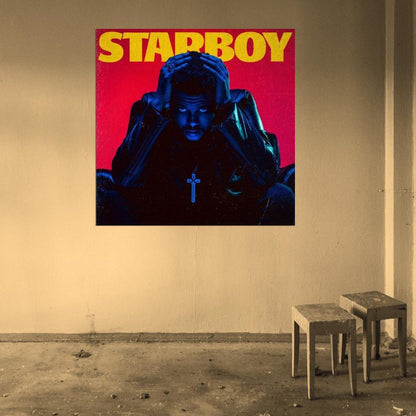 The Weeknd "Starboy" Music Album HD Cover Art Poster