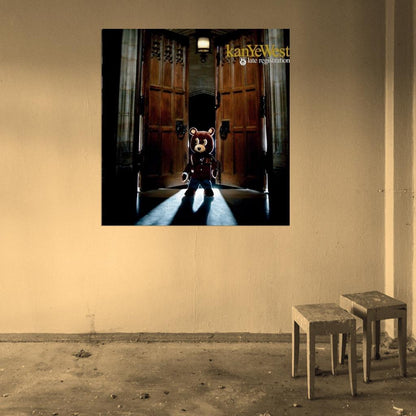 Kanye West "Late Registration" Album HD Cover Art Music Poster