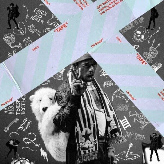 Lil Uzi Vert 'Luv Is Rage 2' Album HD Cover Art Music Print Poster