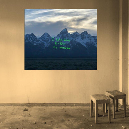 Kanye West "ye" Album HD Cover Art Music Poster