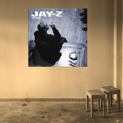 JAY-Z "The Blueprint" Music Album HD Cover Art Print Poster