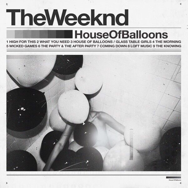 The Weeknd 'House of Balloons' Album HD Cover Music Poster