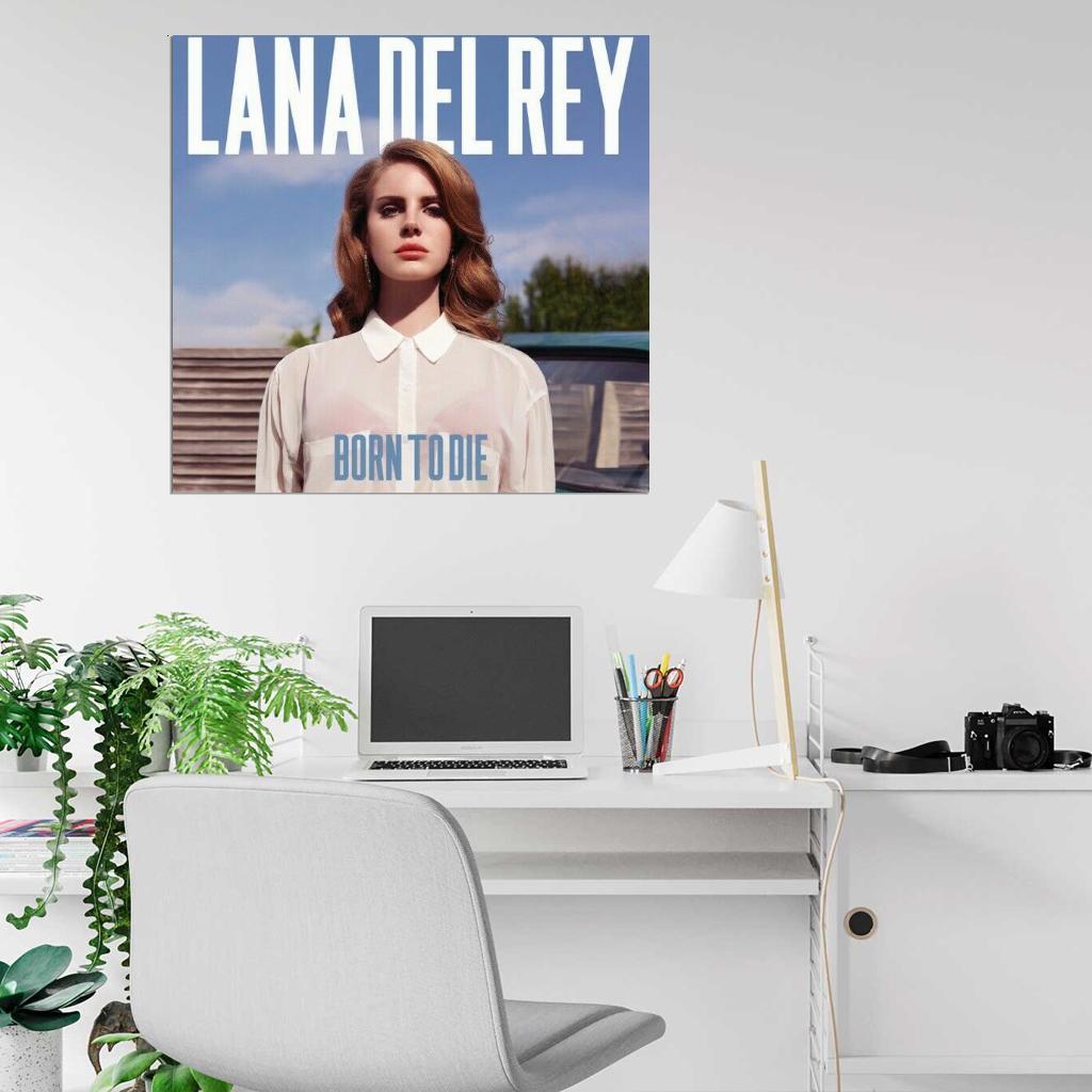 Lana Del Rey "Born to Die" Album HD Cover Art Print Poster