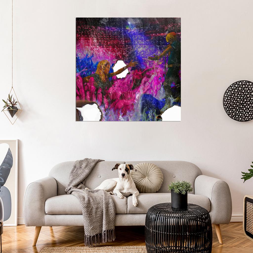 Lil Uzi Vert 'Luv Is Rage' Album HD Cover Art Print Poster