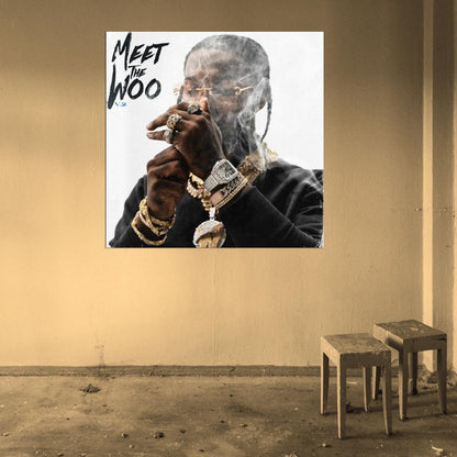 Pop Smoke Meet the Woo 2 Music Album HD Cover Art Print Poster
