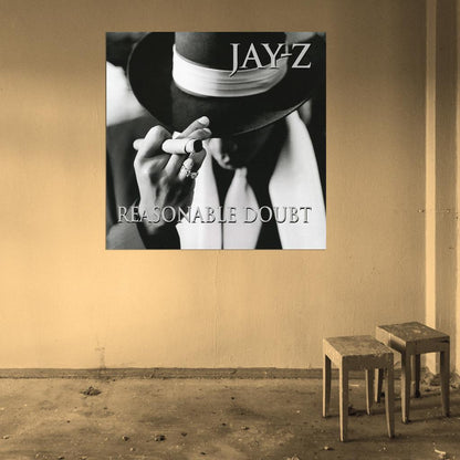 JAY-Z "Reasonable Doubt" Music Album HD Cover Art Print Poster