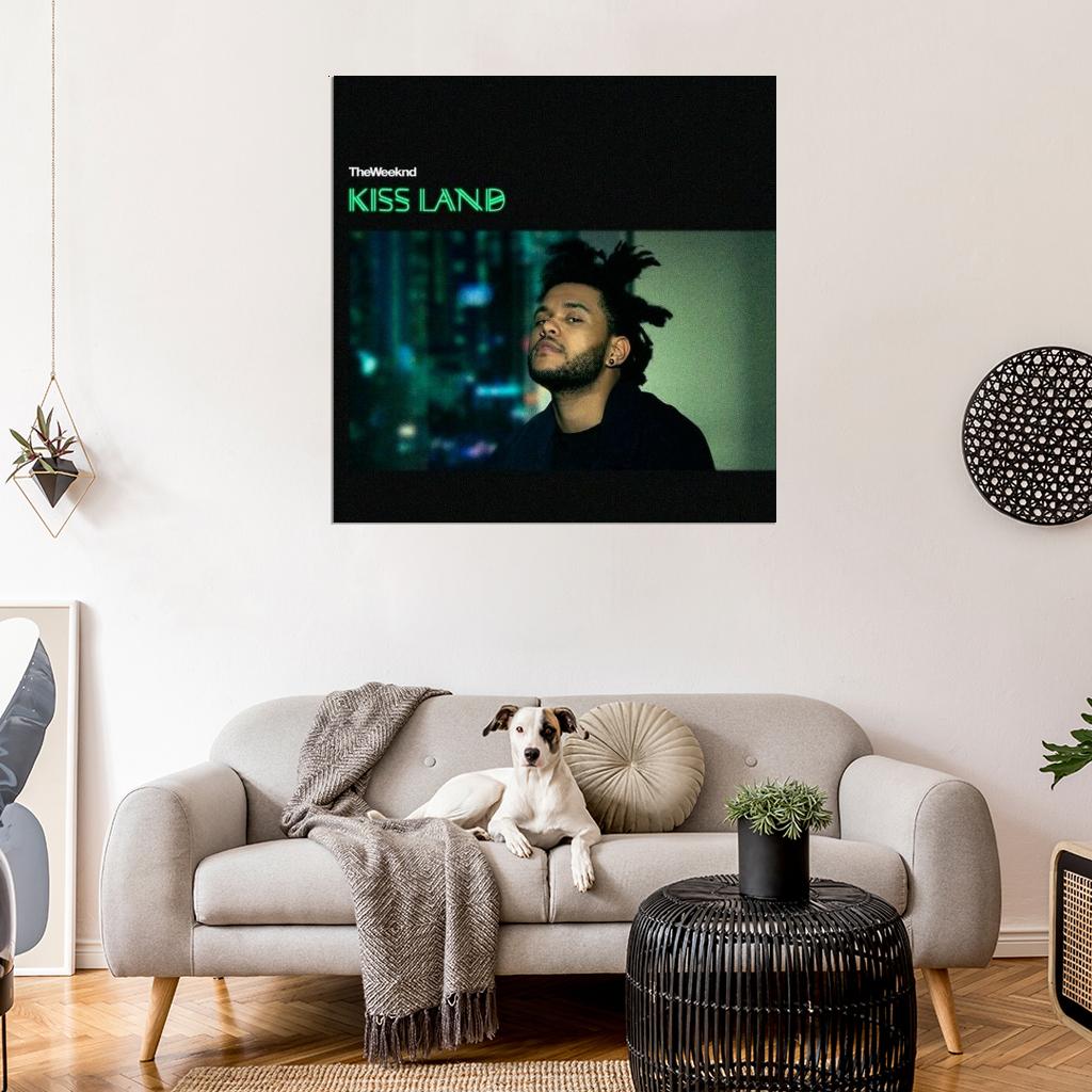 The Weeknd Kiss Land Music Album HD Cover Art Poster